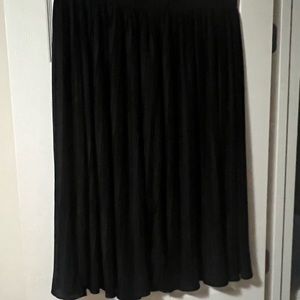 Black Pleated Skirt
